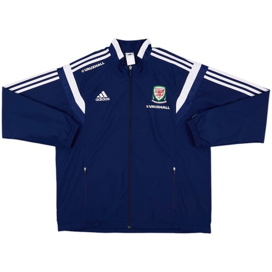 2013-14 Wales adidas Track Jacket - 8/10 - (XL)