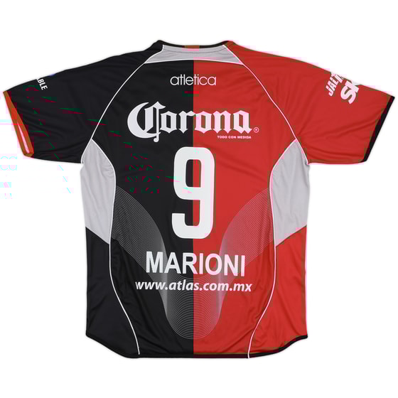 2007-08 Atlas Home Shirt Marioni #9 - 9/10 - (L)