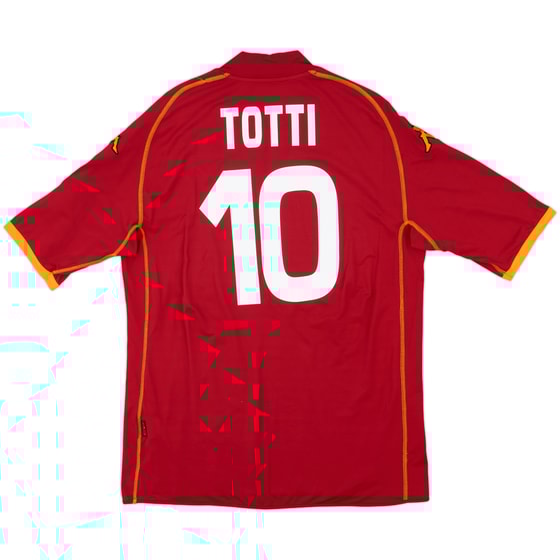 2008-09 Roma Home Shirt Totti #10 - 7/10 - (3XL)