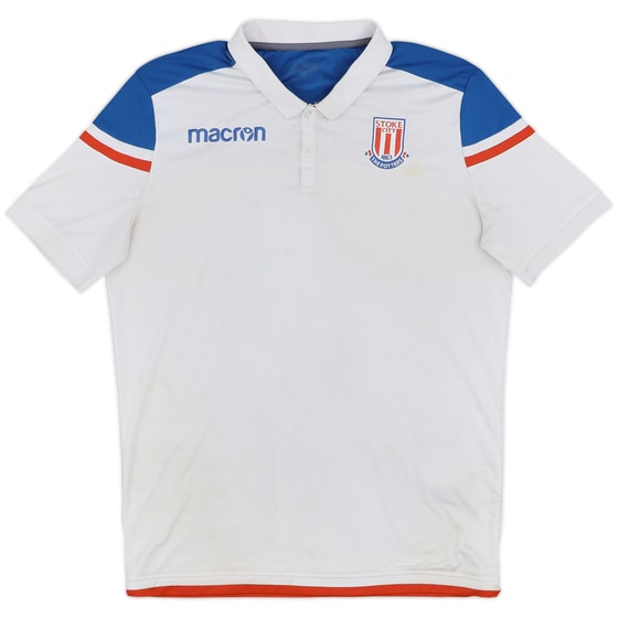 2017-18 Stoke City Macron Polo Shirt - 4/10 - (XL)