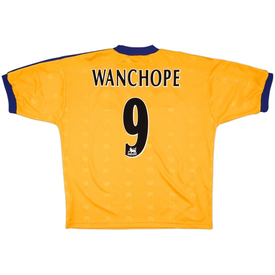 1997-98 Derby County Away Shirt Wanchope #9 - 9/10 - (XL)
