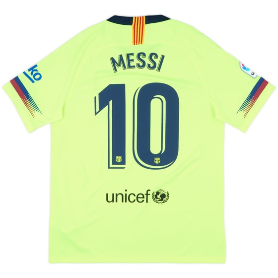 2018-19 Barcelona Away Shirt Messi #10 - 8/10 - (L)