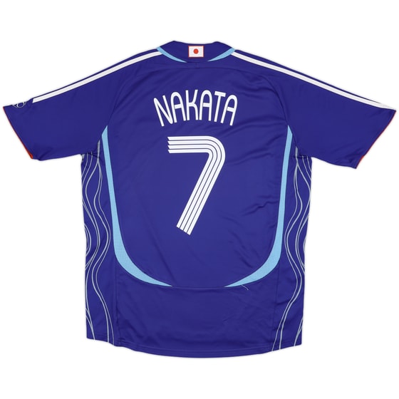 2006-08 Japan Home Shirt Nakata #7 - 8/10 - (L)