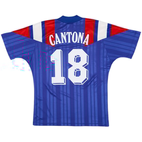 1992-94 France Home Shirt Cantona #18 - 9/10 - (M)