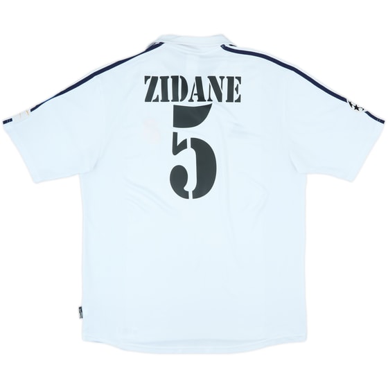 2001 Real Madrid Home Shirt Zidane #5 - 7/10 - (L)
