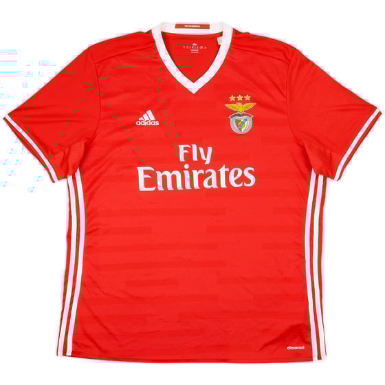2016-17 Benfica Home Shirt - 7/10 - (XL)