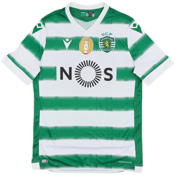 2020-21 Sporting Lisbon Home Shirt - 9/10 - (M)