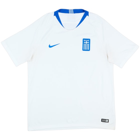 2018-19 Greece Home Shirt - 7/10 - (L)