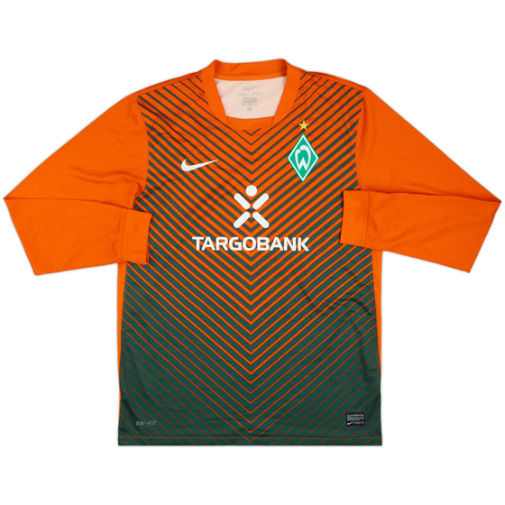 2011-12 Werder Bremen Authentic Away L/S Shirt - 6/10 - (M)