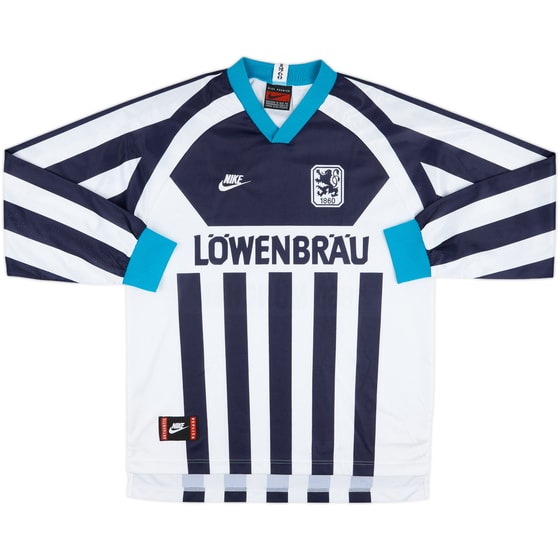 1995-96 1860 Munich Away L/S Shirt - 9/10 - (L)