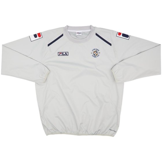 2014-15 Luton Town Fila Drill Top - 9/10 - (XXL)