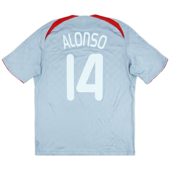 2008-09 Liverpool Away Shirt Alonso #14 - 6/10 - (L)