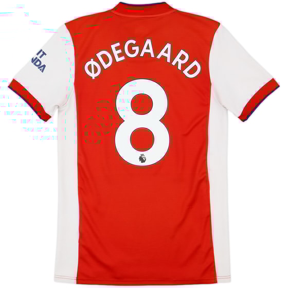 2021-22 Arsenal Home Shirt Odegaard #8 - 7/10 - (S)