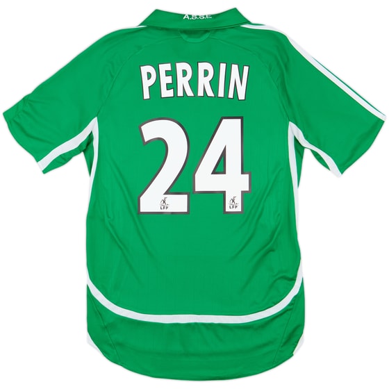 2006-07 Saint Etienne Home Shirt Perrin #24 - 8/10 - (S)
