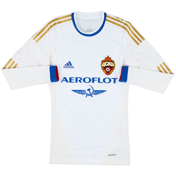 2012-13 CSKA Moscow Player Issue TechFit Away L/S Shirt - 7/10 - (M)