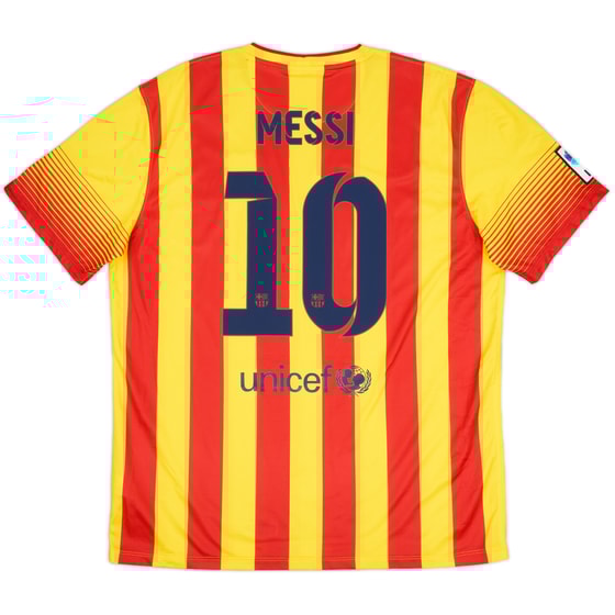 2013-15 Barcelona Away Shirt Messi #10 (XL)