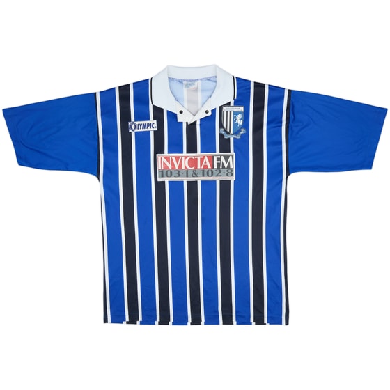 1995-96 Gillingham Home Shirt - 8/10 - (L)