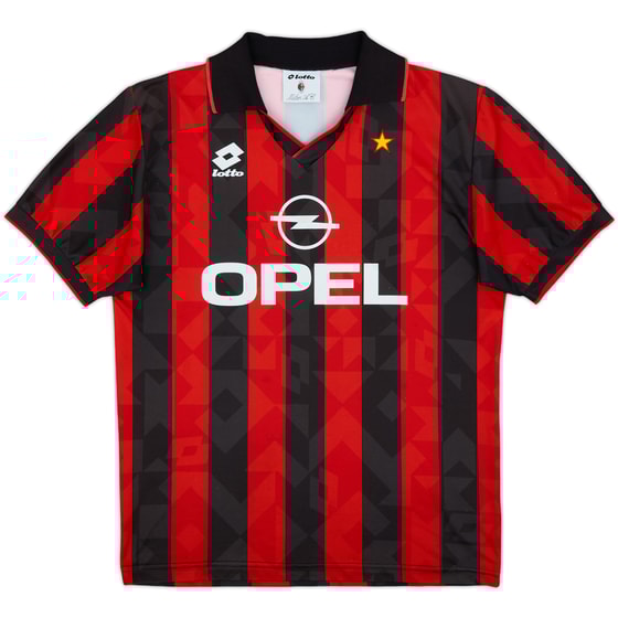 1994-95 AC Milan Home Shirt - 8/10 - (L)