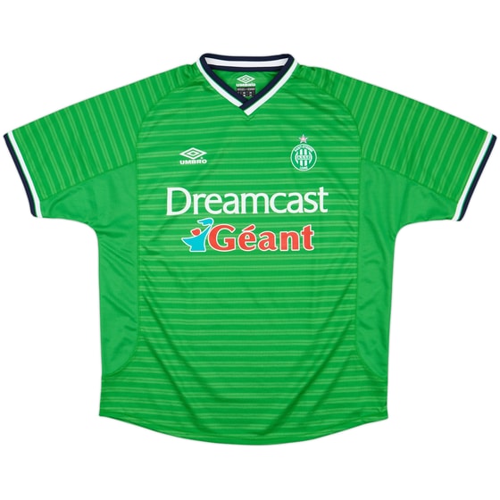 2000-01 Saint Etienne Home Shirt - 8/10 - (XL)