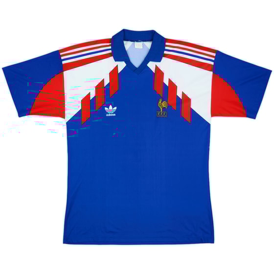 1990-92 France Home Shirt - 9/10 - (L/XL)