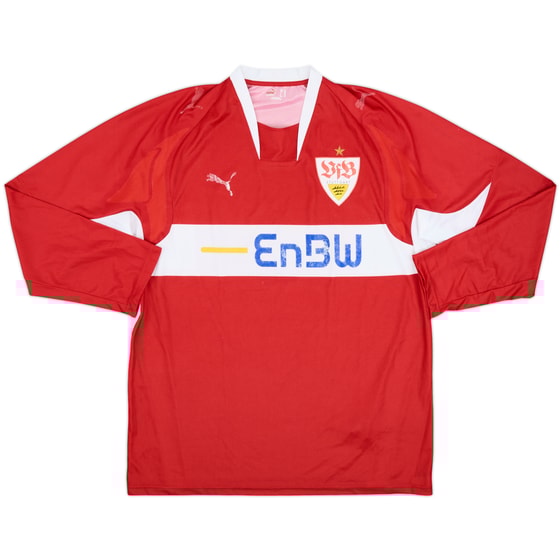 2007-08 Stuttgart Away L/S Shirt - 5/10 - (XL)
