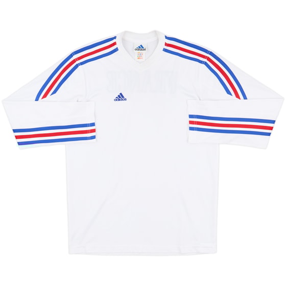 2001-02 France adidas Training L/S Shirt - 8/10 - (S)