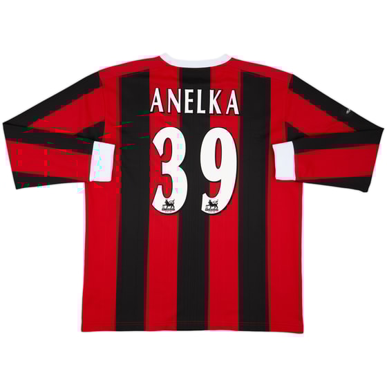 2003-04 Manchester City Away L/S Shirt Anelka #39 - 9/10 - (XL)