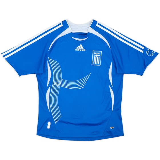 2006-07 Greece Home Shirt - 8/10 - (L.Boys)