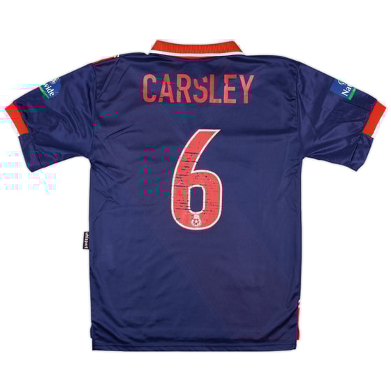 1999-00 Blackburn Third Shirt Carsley #6 - 5/10 - (S)