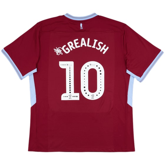 2018-19 Aston Villa Home Shirt Grealish #10 - 10/10 - (XXL)