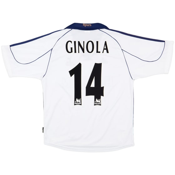 1999-01 Tottenham Home Shirt Ginola #14 - 9/10 - (M)