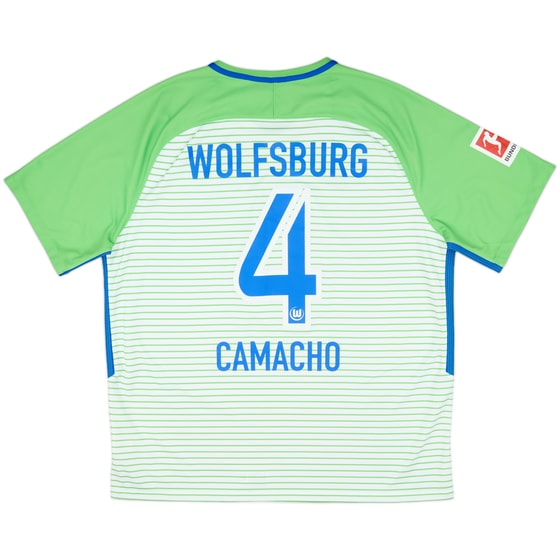 2017-18 Wolfsburg Home Shirt Camacho #4 - 6/10 - (XXL)