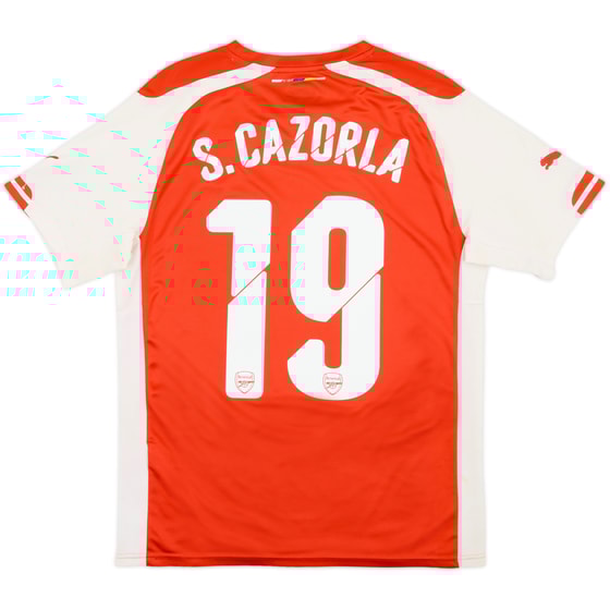 2014-15 Arsenal Home Shirt S.Cazorla #19 - 7/10 - (L.Boys)