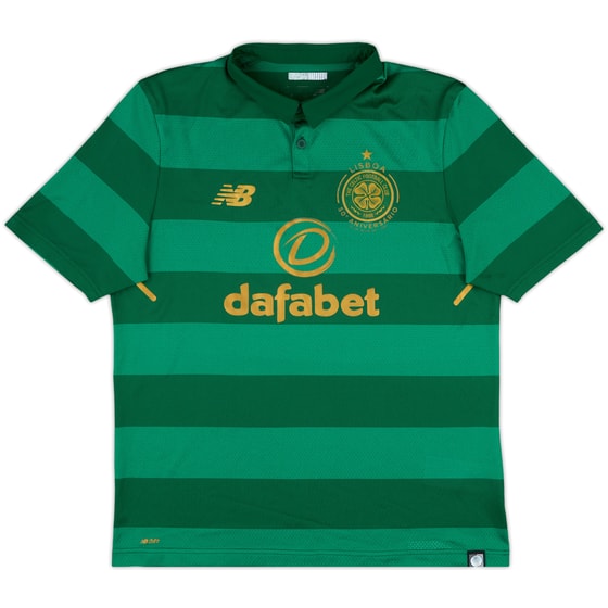 2017-18 Celtic 'Lisbon Lions 50th Anniversary' Away Shirt - 8/10 - (M)