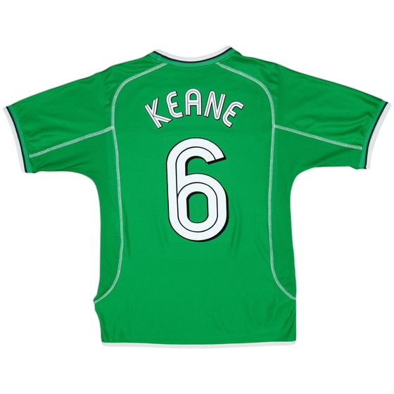 2001-03 Ireland Home Shirt Keane #6 - 7/10 - (XL.Boys)