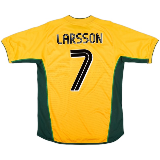 2002-03 Celtic Away Shirt Larsson #7 - 9/10 - (M)