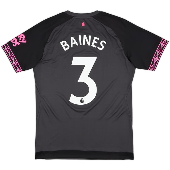 2018-19 Everton Away Shirt Baines #3 - 10/10 - (S)