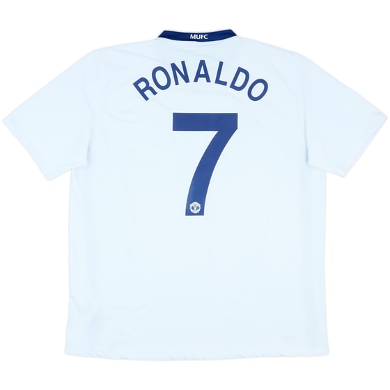 2008-10 Manchester United Away Shirt Ronaldo #7 - 9/10 - (XL)