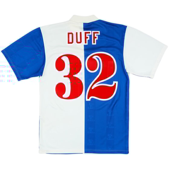1996-98 Blackburn Home Shirt Duff #32 - 8/10 - (M)