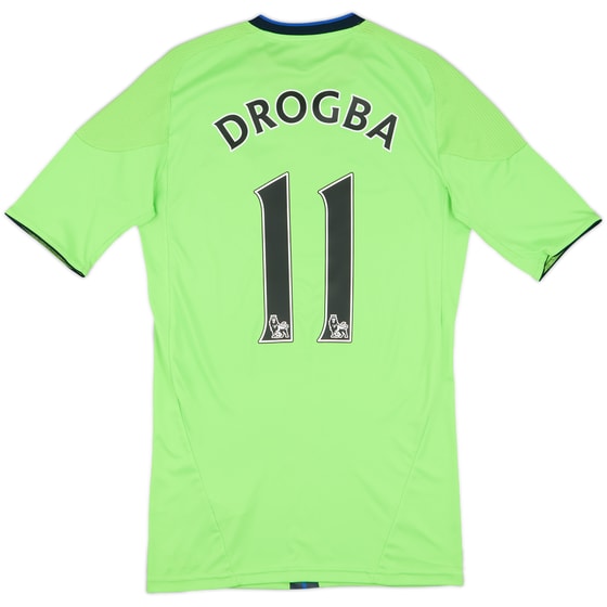 2010-11 Chelsea Player Issue TechFit Third Shirt Drogba #11 - 8/10 - (M)