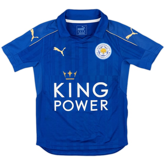 2017-18 Leicester Home Shirt - 9/10 - (5-6 Years)