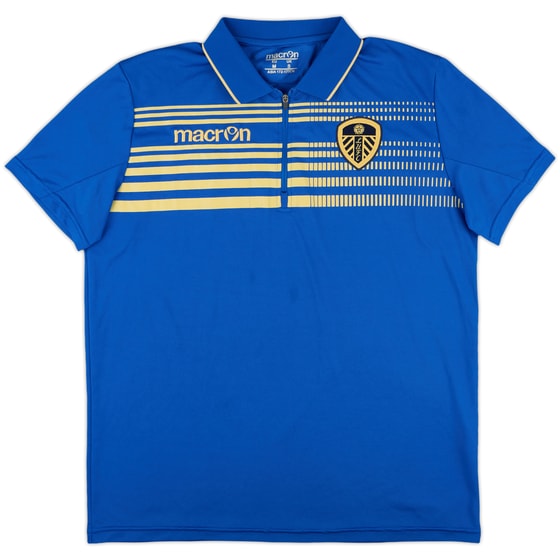 2013-14 Leeds Macron 1/4 Zip Training Shirt - 8/10 - (S)