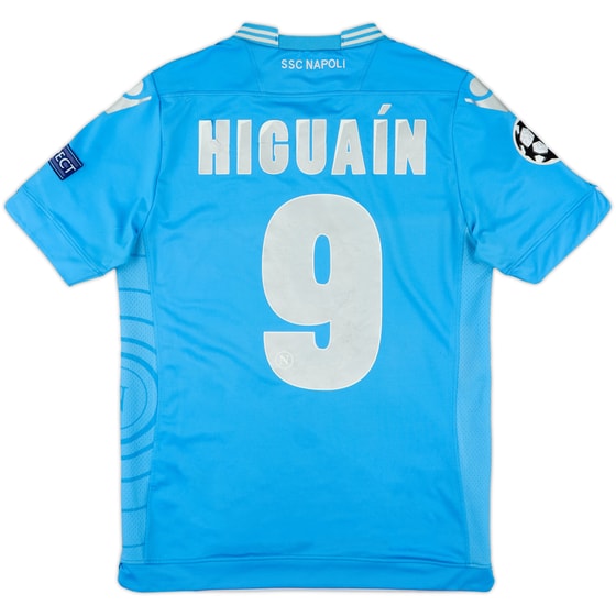 2013-14 Napoli Home Shirt Higuain #9 - 5/10 - (M)