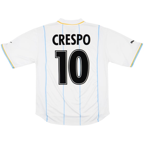 2001-02 Lazio European Home Shirt Crespo #10 - 8/10 - (M)