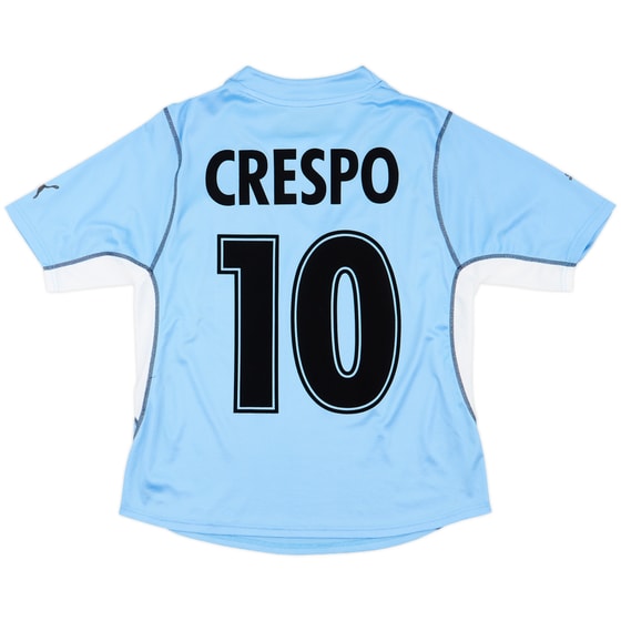 2001-02 Lazio Home Shirt Crespo #10 - 7/10 - (S)