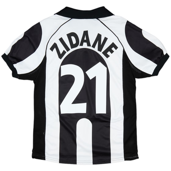 1997-98 Juventus Centenary Home Shirt Zidane #21 - 8/10 - (S)