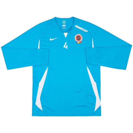 2007-08 Sparta Prague Player Issue Nike Training L/S Shirt #4 - 7/10 - (M)
