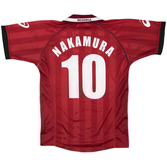 2002-03 Reggina Home Shirt Nakamura #10 - 6/10 - (S)