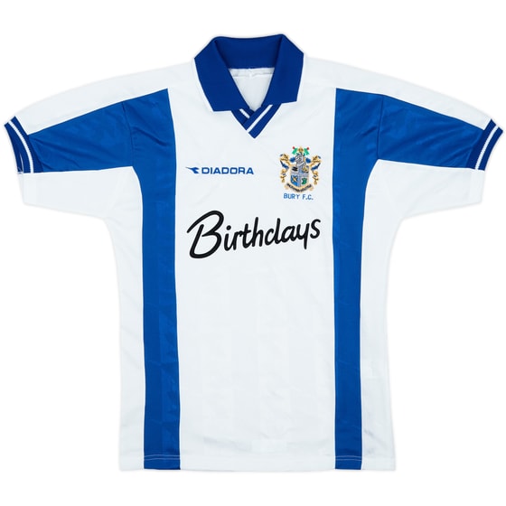 1999-01 Bury Home Shirt - 9/10 - (L.Boys)