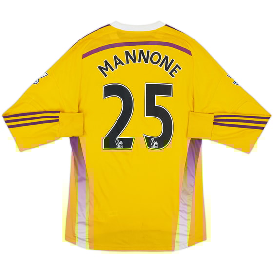 2014-15 Sunderland GK Shirt Mannone #25 - 5/10 - (M)